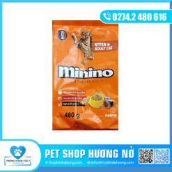 Minino kitten & adult cat 480g