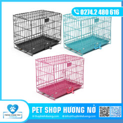 Chuồng sắt vân đá size L